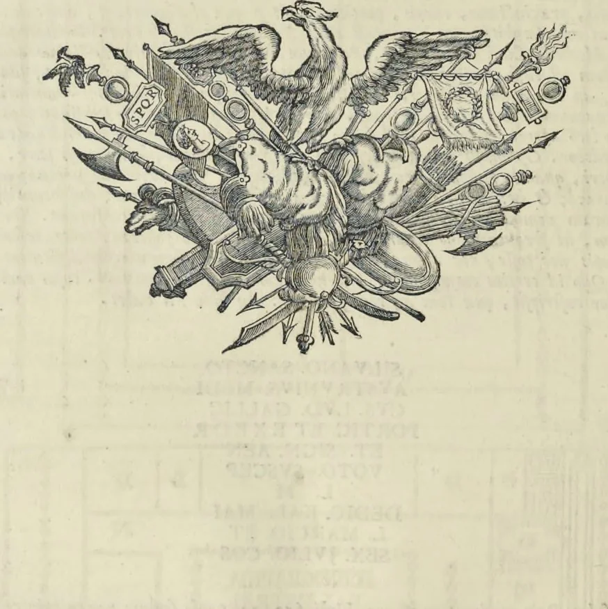 An illustration from Novus thesaurus antiquitatum romanarum, 1735, leaf 487