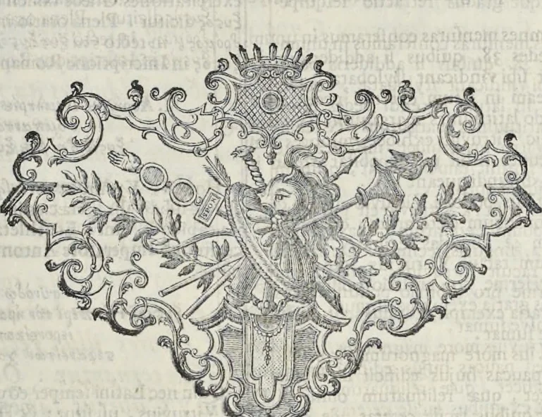 An illustration from Novus thesaurus antiquitatum romanarum, 1735, leaf 494