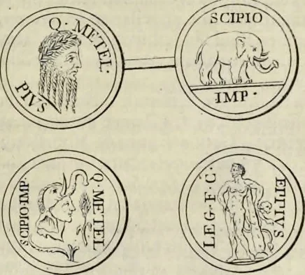 An illustration from Novus thesaurus antiquitatum romanarum, 1735, leaf 82