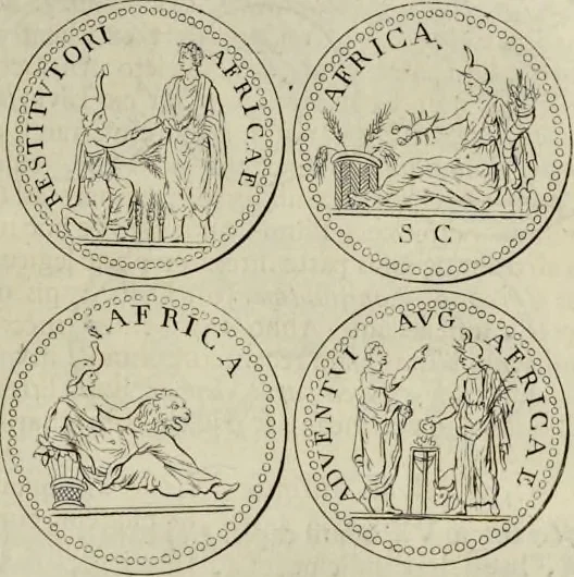 An illustration from Novus thesaurus antiquitatum romanarum, 1735, leaf 84