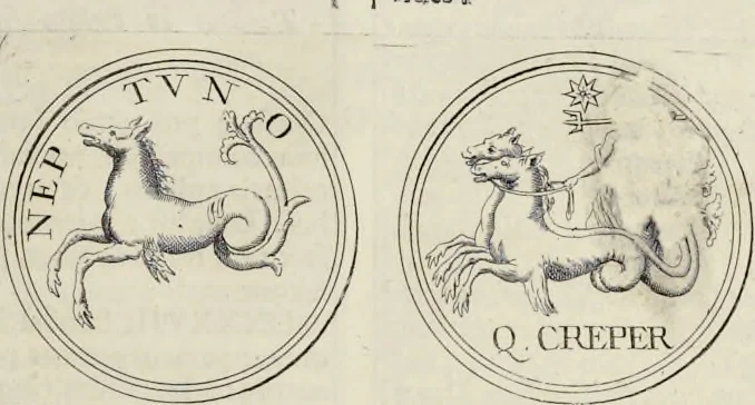 An illustration from Novus thesaurus antiquitatum romanarum, 1735, leaf 260