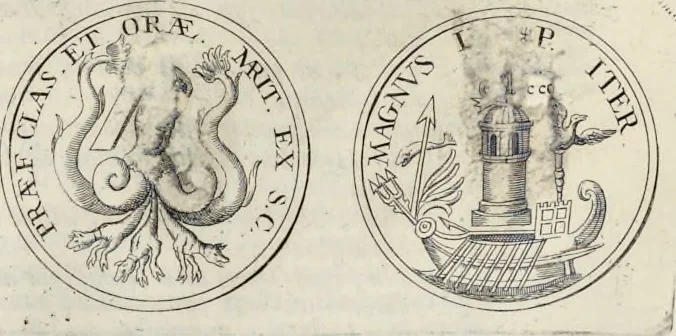 An illustration from Novus thesaurus antiquitatum romanarum, 1735, leaf 260