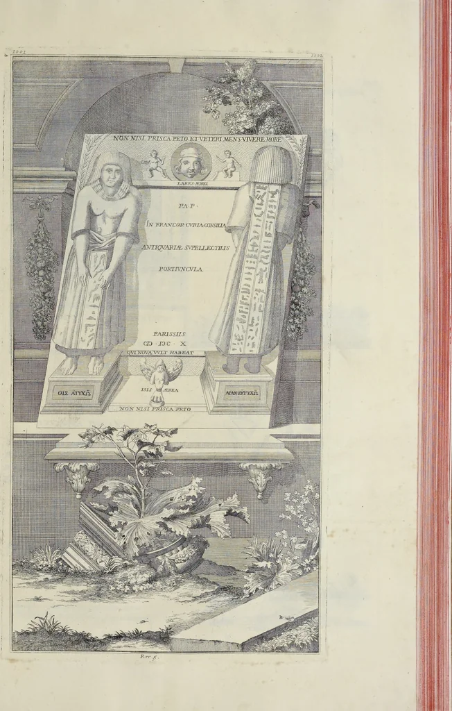 An illustration from Novus thesaurus antiquitatum romanarum, 1735, leaf 520
