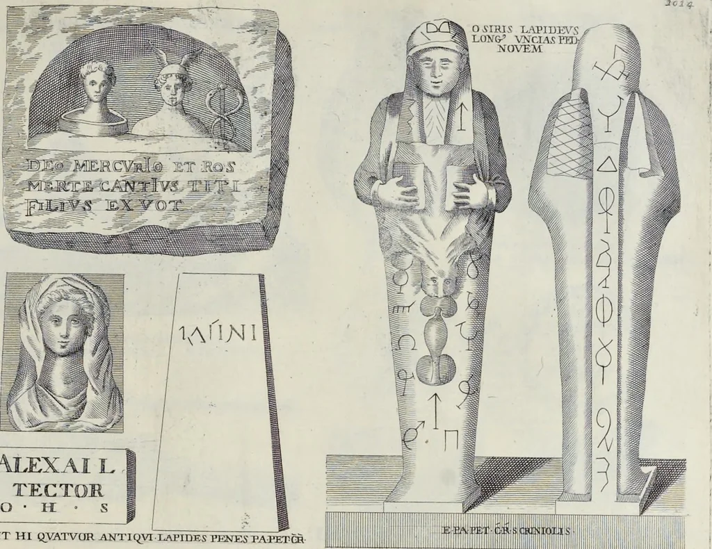 An illustration from Novus thesaurus antiquitatum romanarum, 1735, leaf 526