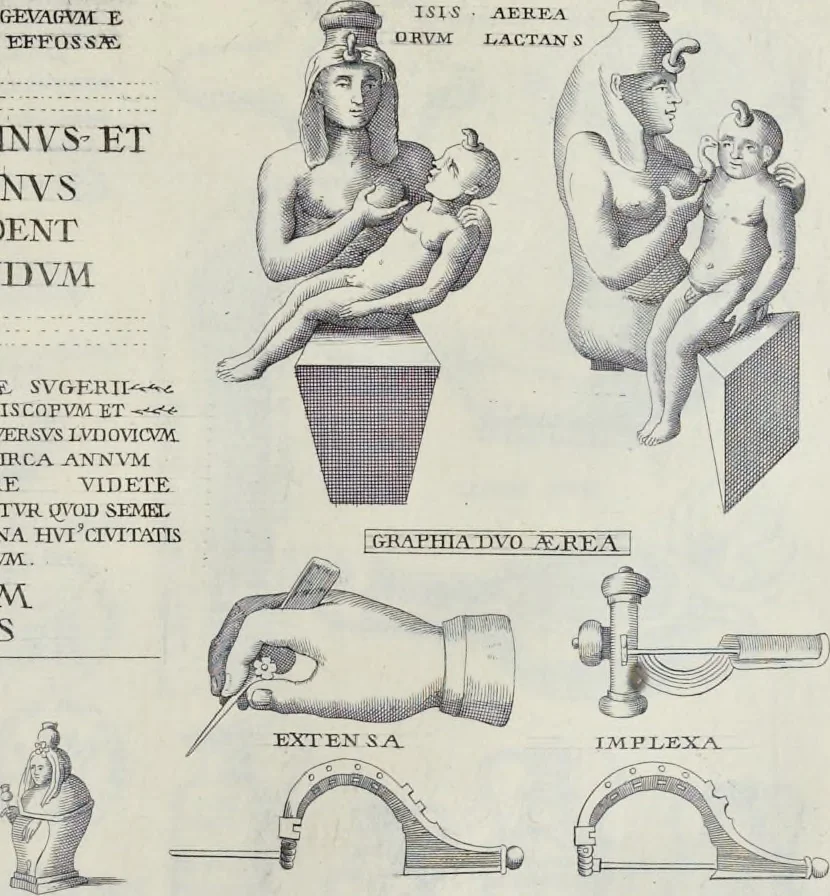 An illustration from Novus thesaurus antiquitatum romanarum, 1735, leaf 526