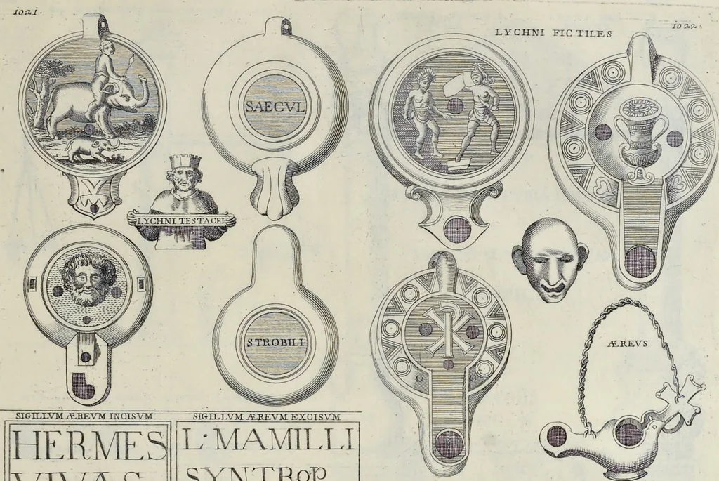An illustration from Novus thesaurus antiquitatum romanarum, 1735, leaf 530