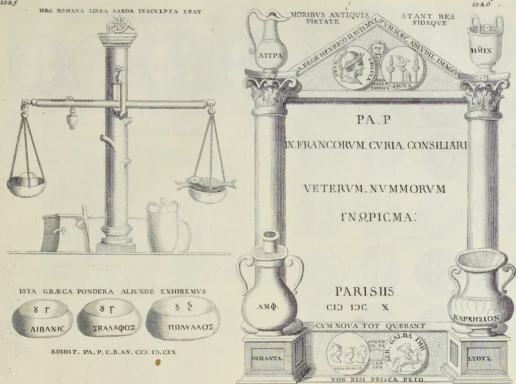 An illustration from Novus thesaurus antiquitatum romanarum, 1735, leaf 532