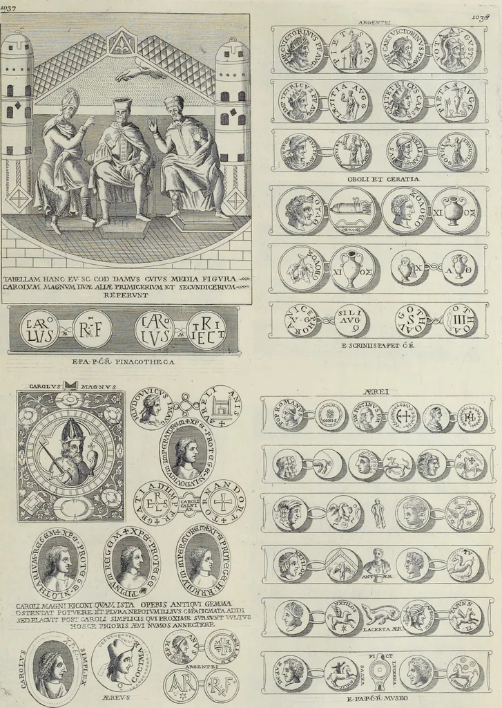 An illustration from Novus thesaurus antiquitatum romanarum, 1735, leaf 538