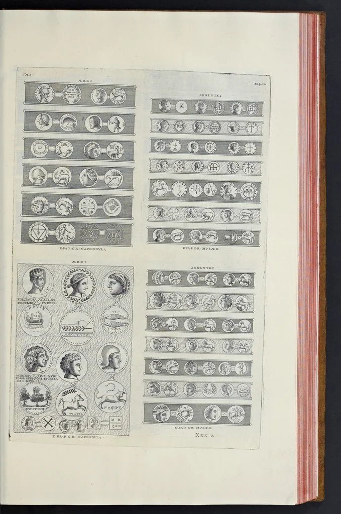 An illustration from Novus thesaurus antiquitatum romanarum, 1735, leaf 540