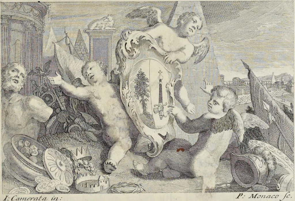 An illustration from Novus thesaurus antiquitatum romanarum, 1735, leaf 8