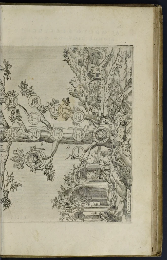 An illustration from Delle famiglie nobili napoletane, 1580, leaf 194