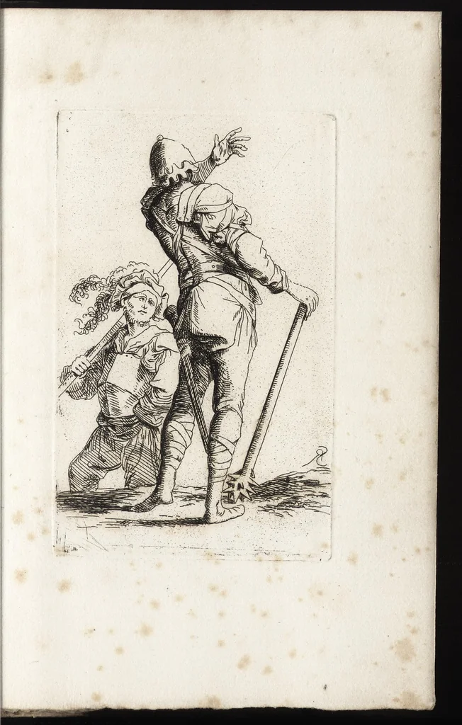 An illustration from Salvator Rosa's sketches, 1700, leaf 18