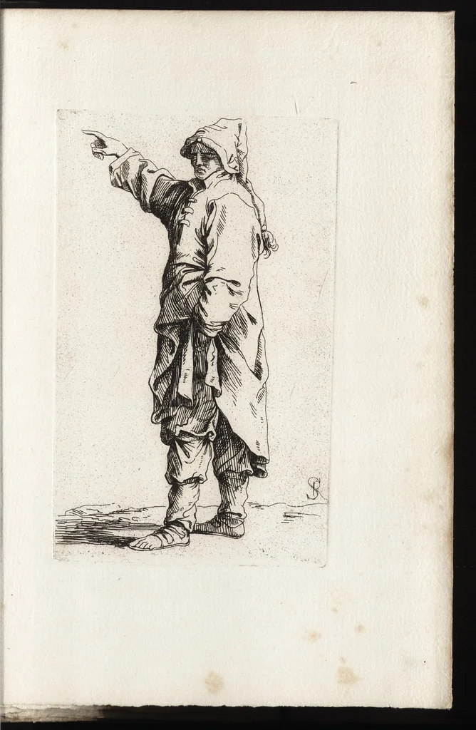 An illustration from Salvator Rosa's sketches, 1700, leaf 24