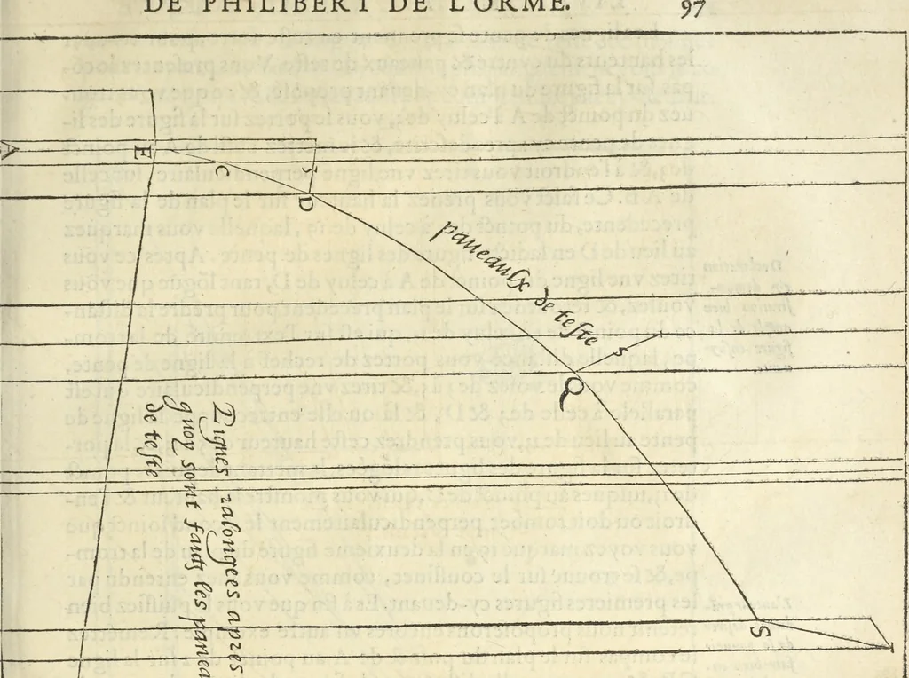 An illustration from Le premier tome de l'architectvre de Philibert de l'Orme .., 1568, leaf 210