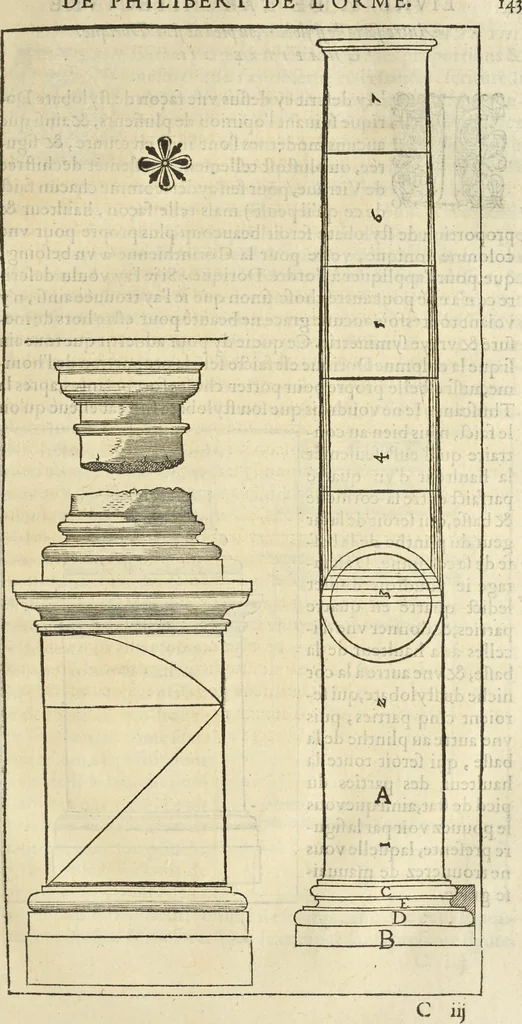 An illustration from Le premier tome de l'architectvre de Philibert de l'Orme .., 1568, leaf 306