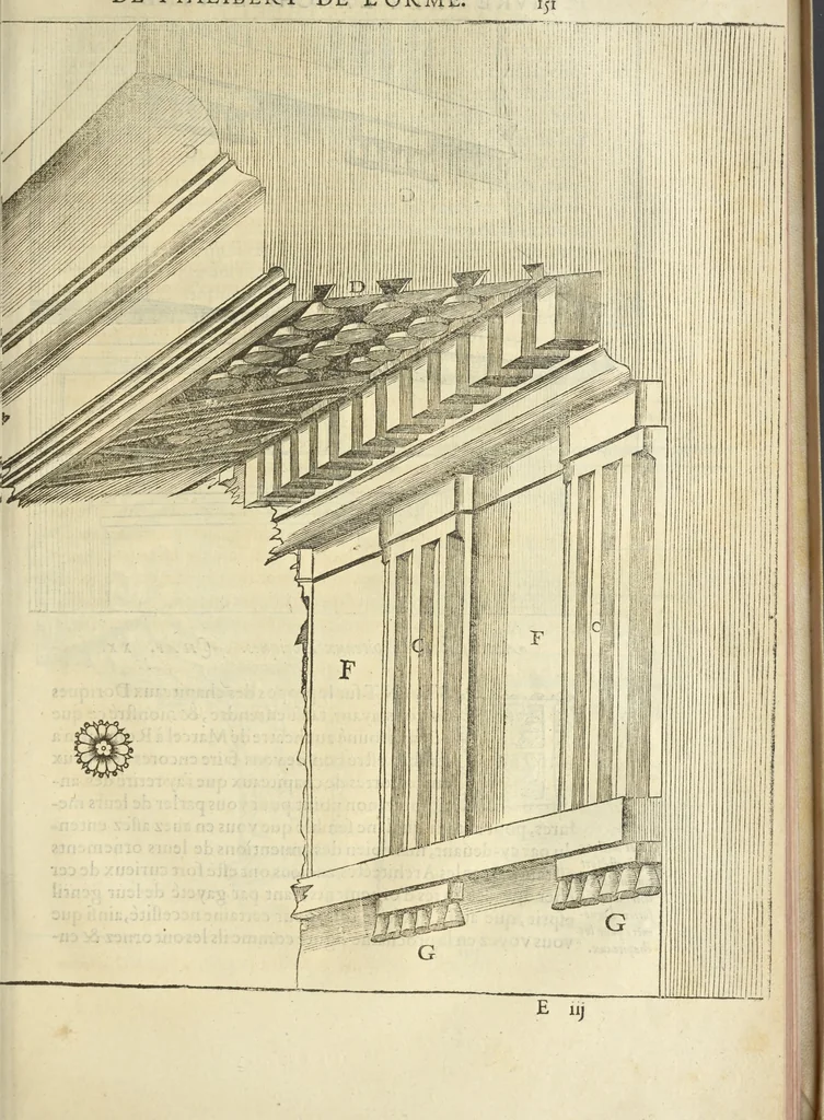 An illustration from Le premier tome de l'architectvre de Philibert de l'Orme .., 1568, leaf 322