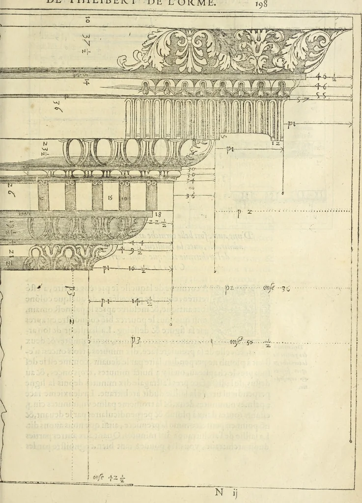 An illustration from Le premier tome de l'architectvre de Philibert de l'Orme .., 1568, leaf 416