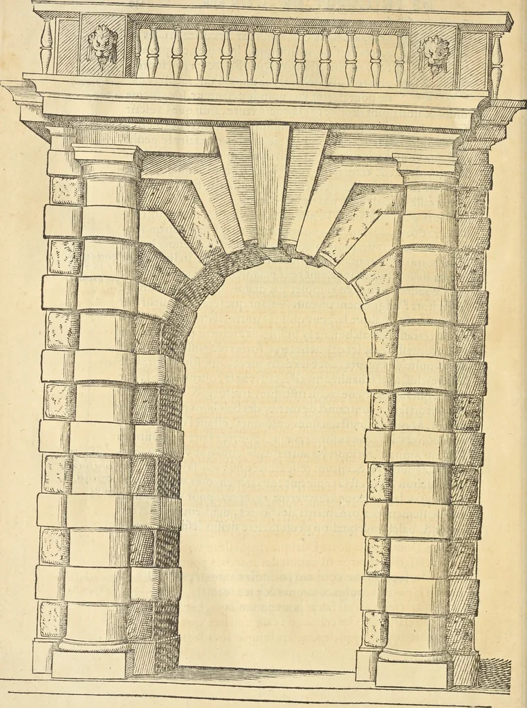 An illustration from Le premier tome de l'architectvre de Philibert de l'Orme .., 1568, leaf 497