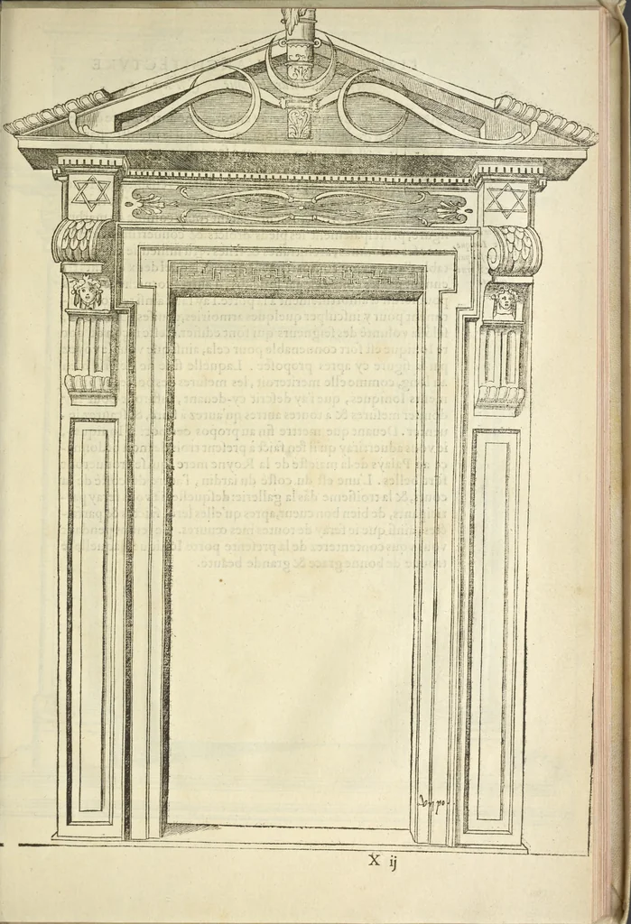 An illustration from Le premier tome de l'architectvre de Philibert de l'Orme .., 1568, leaf 508