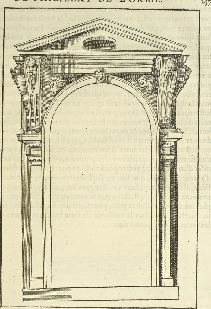 An illustration from Le premier tome de l'architectvre de Philibert de l'Orme .., 1568, leaf 532