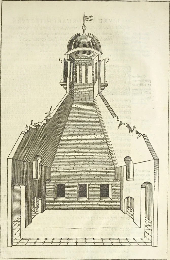 An illustration from Le premier tome de l'architectvre de Philibert de l'Orme .., 1568, leaf 574