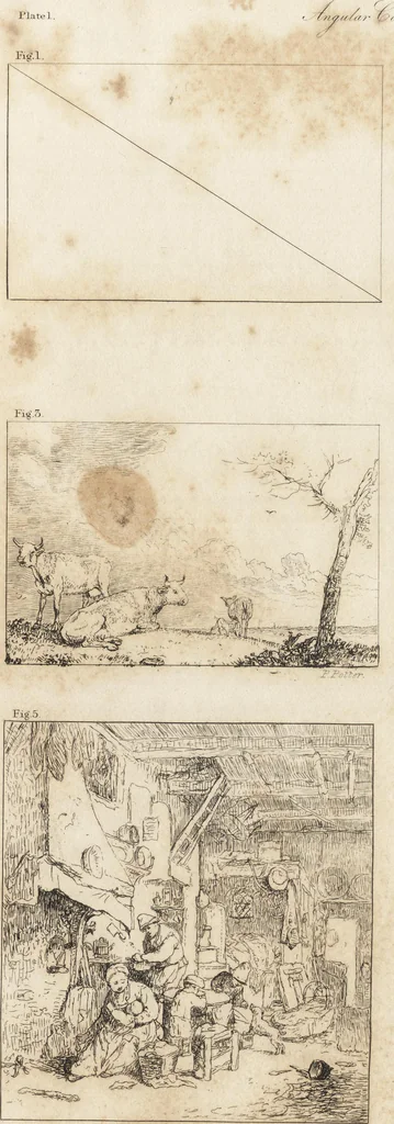 An illustration from A practical treatise on painting : in three parts ; consisting of hints on composition, chiaroscuro, and colouring ; the whole illustrated by examples from the Italian, Venetian, Flemish, and Dutch schools, 1827, leaf 20