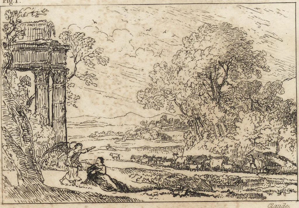 An illustration from A practical treatise on painting : in three parts ; consisting of hints on composition, chiaroscuro, and colouring ; the whole illustrated by examples from the Italian, Venetian, Flemish, and Dutch schools, 1827, leaf 25