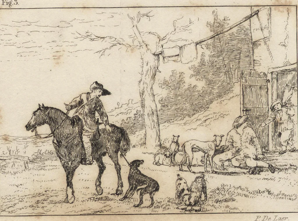 An illustration from A practical treatise on painting : in three parts ; consisting of hints on composition, chiaroscuro, and colouring ; the whole illustrated by examples from the Italian, Venetian, Flemish, and Dutch schools, 1827, leaf 25