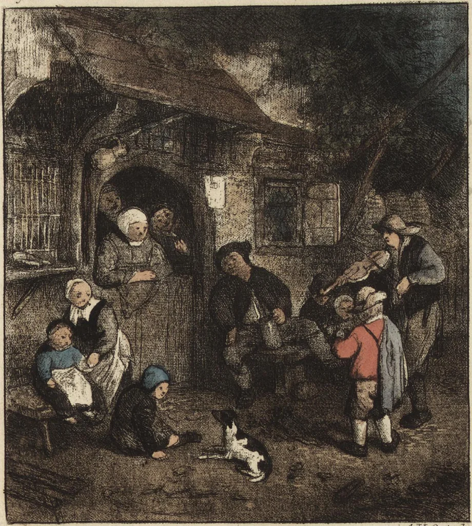 An illustration from A practical treatise on painting : in three parts ; consisting of hints on composition, chiaroscuro, and colouring ; the whole illustrated by examples from the Italian, Venetian, Flemish, and Dutch schools, 1827, leaf 258