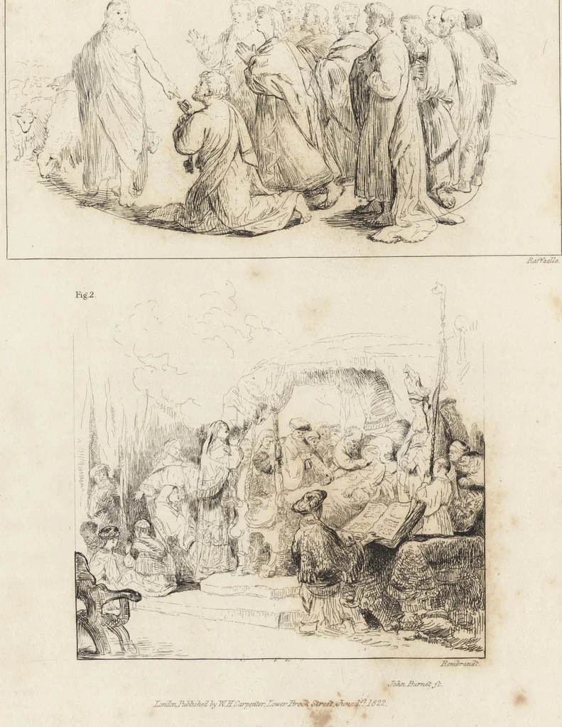 An illustration from A practical treatise on painting : in three parts ; consisting of hints on composition, chiaroscuro, and colouring ; the whole illustrated by examples from the Italian, Venetian, Flemish, and Dutch schools, 1827, leaf 59
