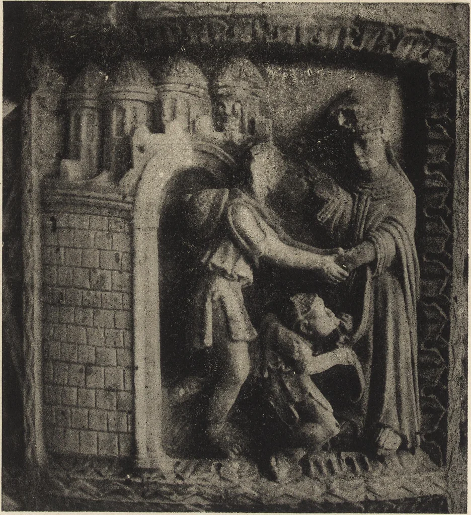 An illustration from La colonna del Cereo pasquale di Gaeta : contributo alla storia dell'arte medioevale, 1905, leaf 53