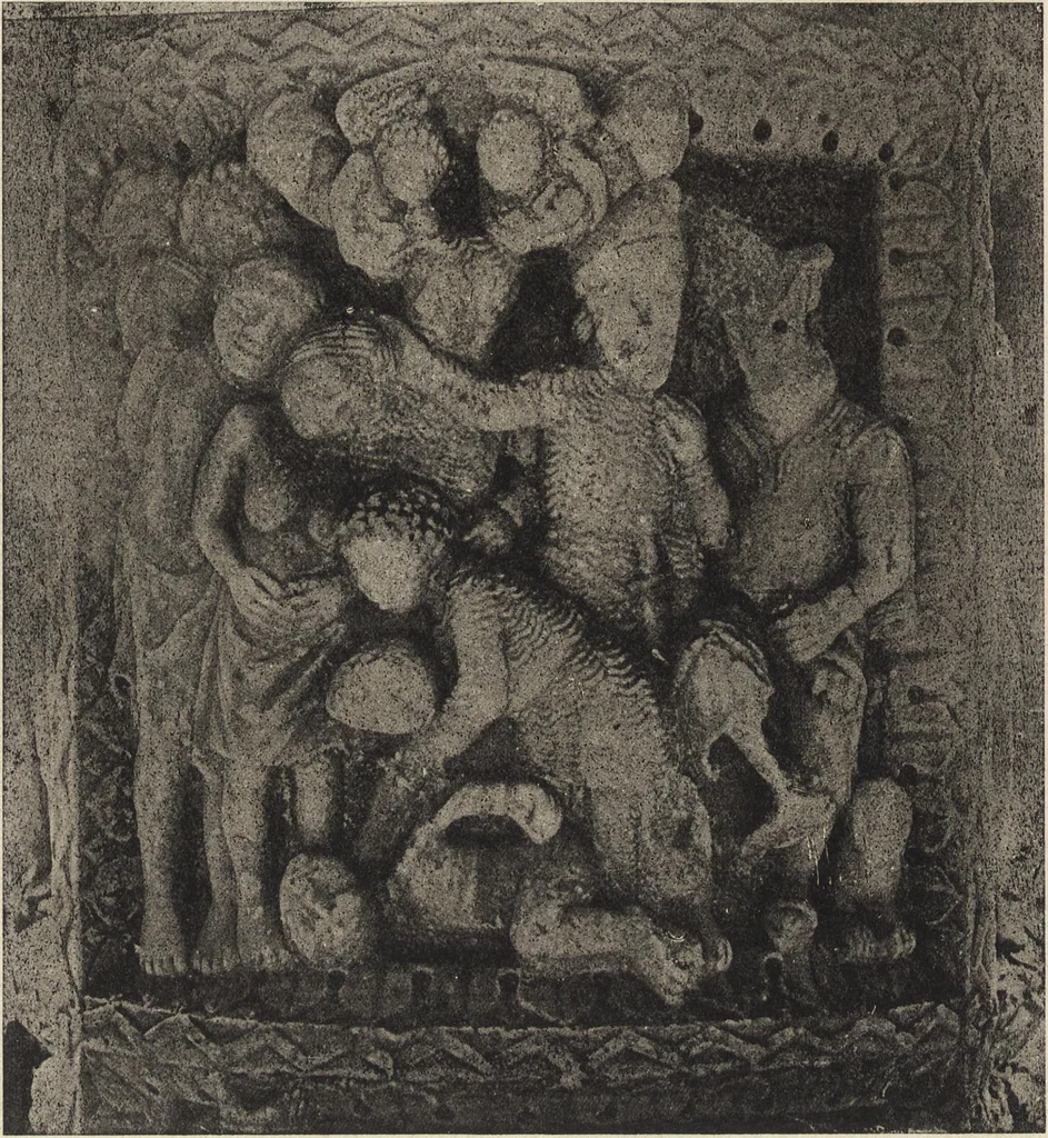 An illustration from La colonna del Cereo pasquale di Gaeta : contributo alla storia dell'arte medioevale, 1905, leaf 71