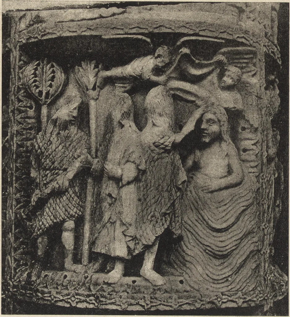 An illustration from La colonna del Cereo pasquale di Gaeta : contributo alla storia dell'arte medioevale, 1905, leaf 91