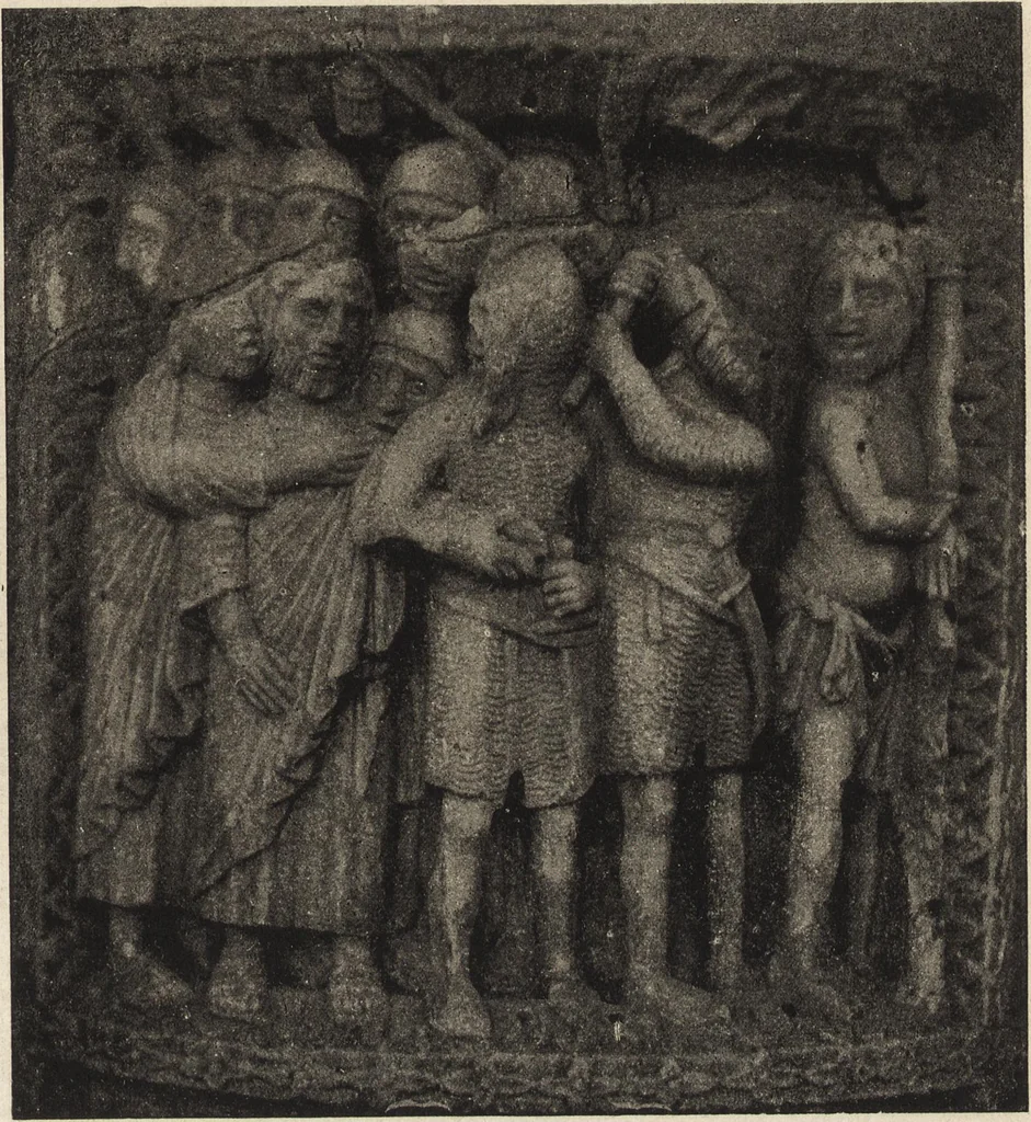 An illustration from La colonna del Cereo pasquale di Gaeta : contributo alla storia dell'arte medioevale, 1905, leaf 96
