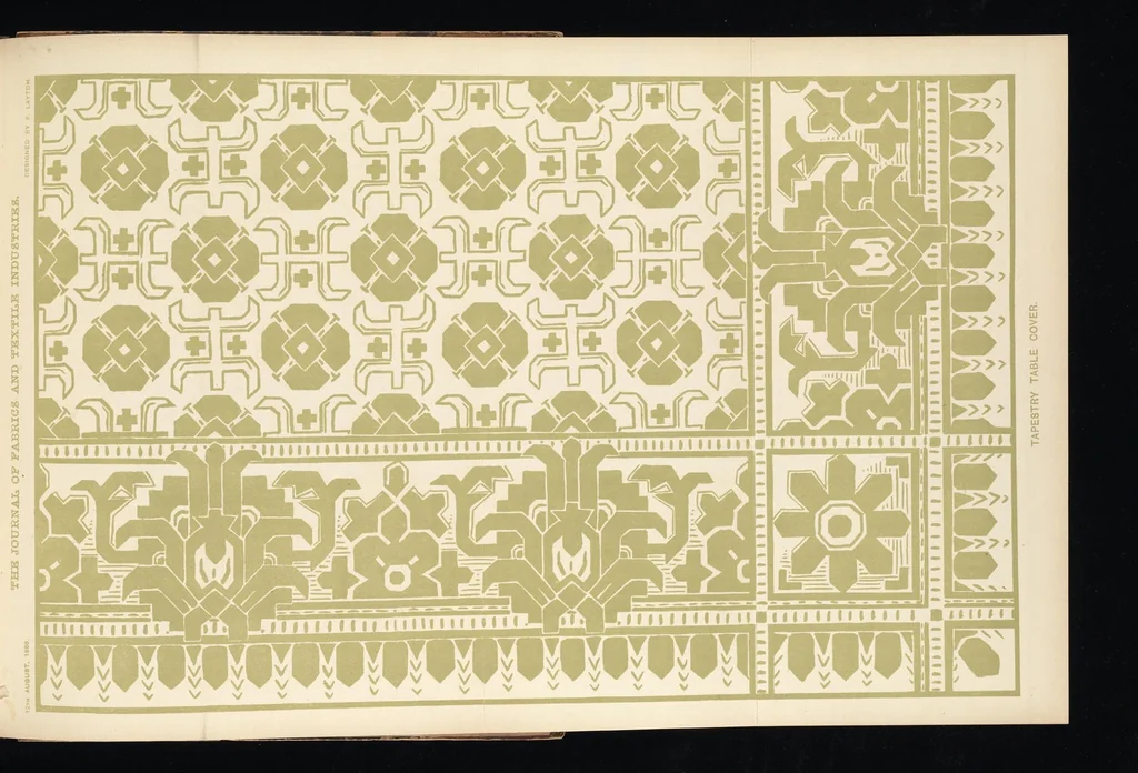 An illustration from Journal of fabrics and textile industries, 1882, leaf 240