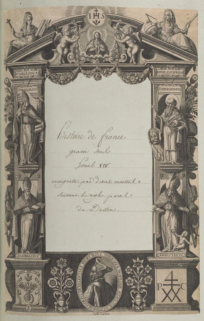 An illustration from Monumens de l'histoire de France, en estampes et dessins .., 1783, leaf 132