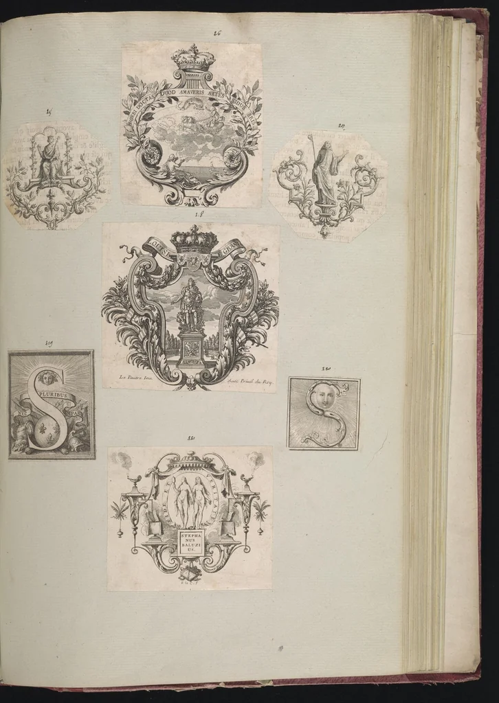 An illustration from Monumens de l'histoire de France, en estampes et dessins .., 1783, leaf 200
