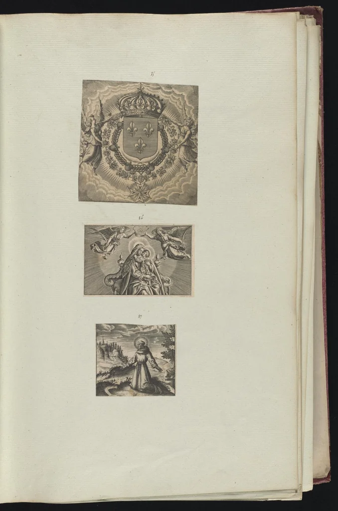 An illustration from Monumens de l'histoire de France, en estampes et dessins .., 1783, leaf 32