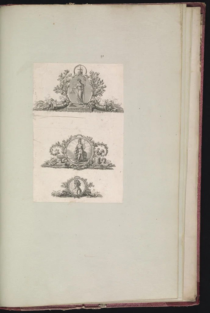 An illustration from Monumens de l'histoire de France, en estampes et dessins .., 1783, leaf 332
