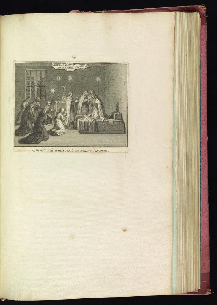 An illustration from Monumens de l'histoire de France, en estampes et dessins .., 1783, leaf 110