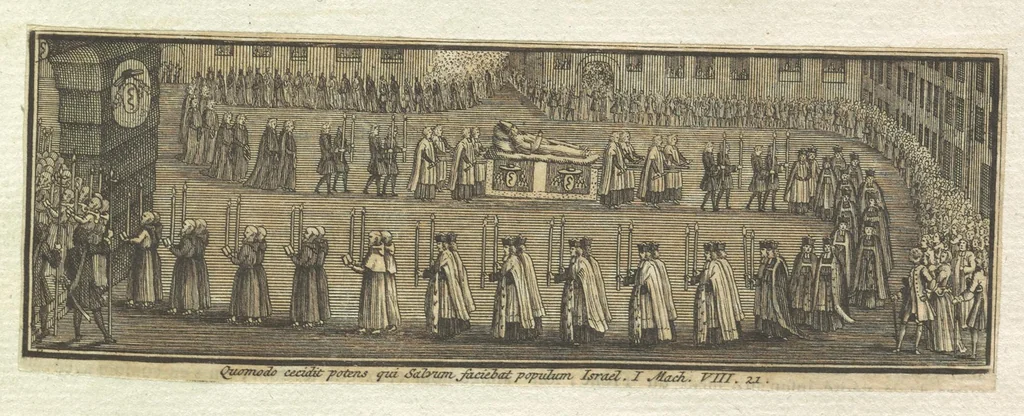 An illustration from Monumens de l'histoire de France, en estampes et dessins .., 1783, leaf 18
