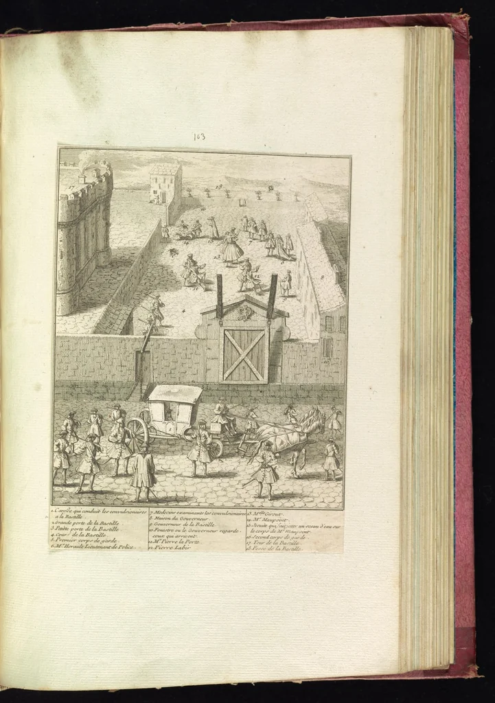 An illustration from Monumens de l'histoire de France, en estampes et dessins .., 1783, leaf 182