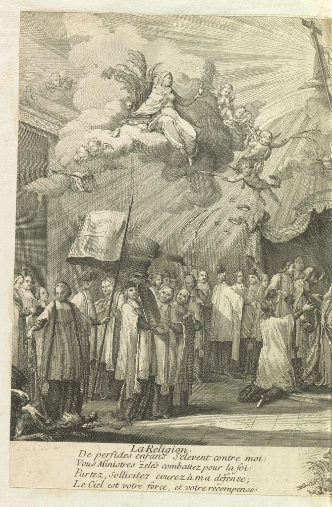 An illustration from Monumens de l'histoire de France, en estampes et dessins .., 1783, leaf 247