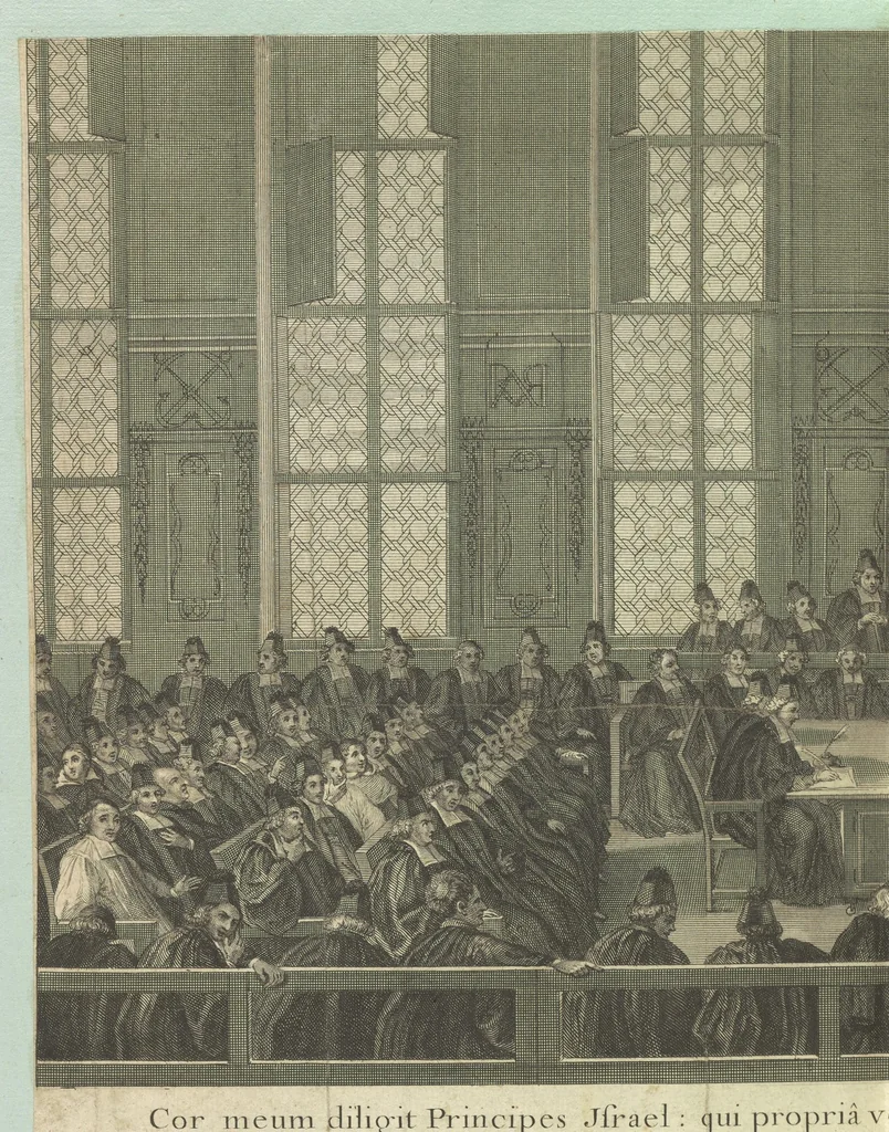 An illustration from Monumens de l'histoire de France, en estampes et dessins .., 1783, leaf 265