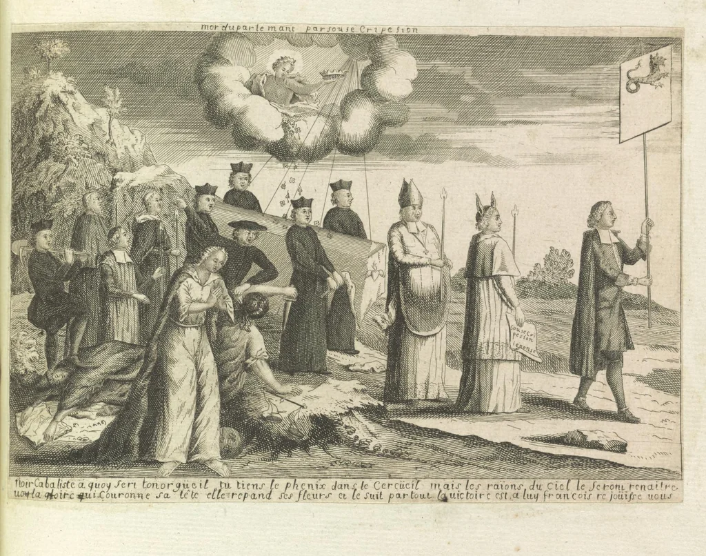 An illustration from Monumens de l'histoire de France, en estampes et dessins .., 1783, leaf 310