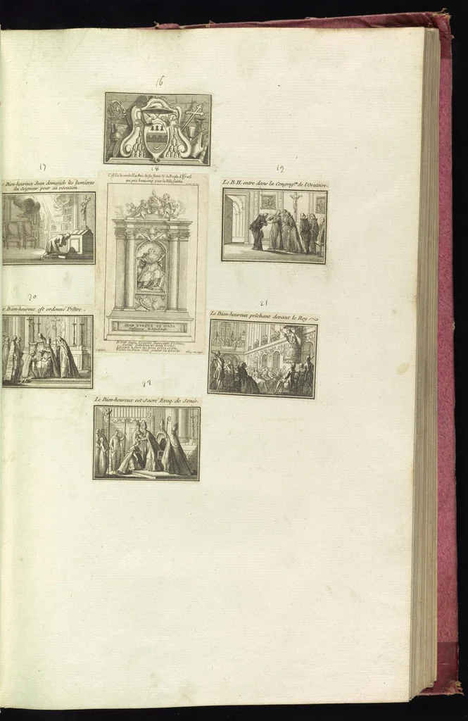 An illustration from Monumens de l'histoire de France, en estampes et dessins .., 1783, leaf 36
