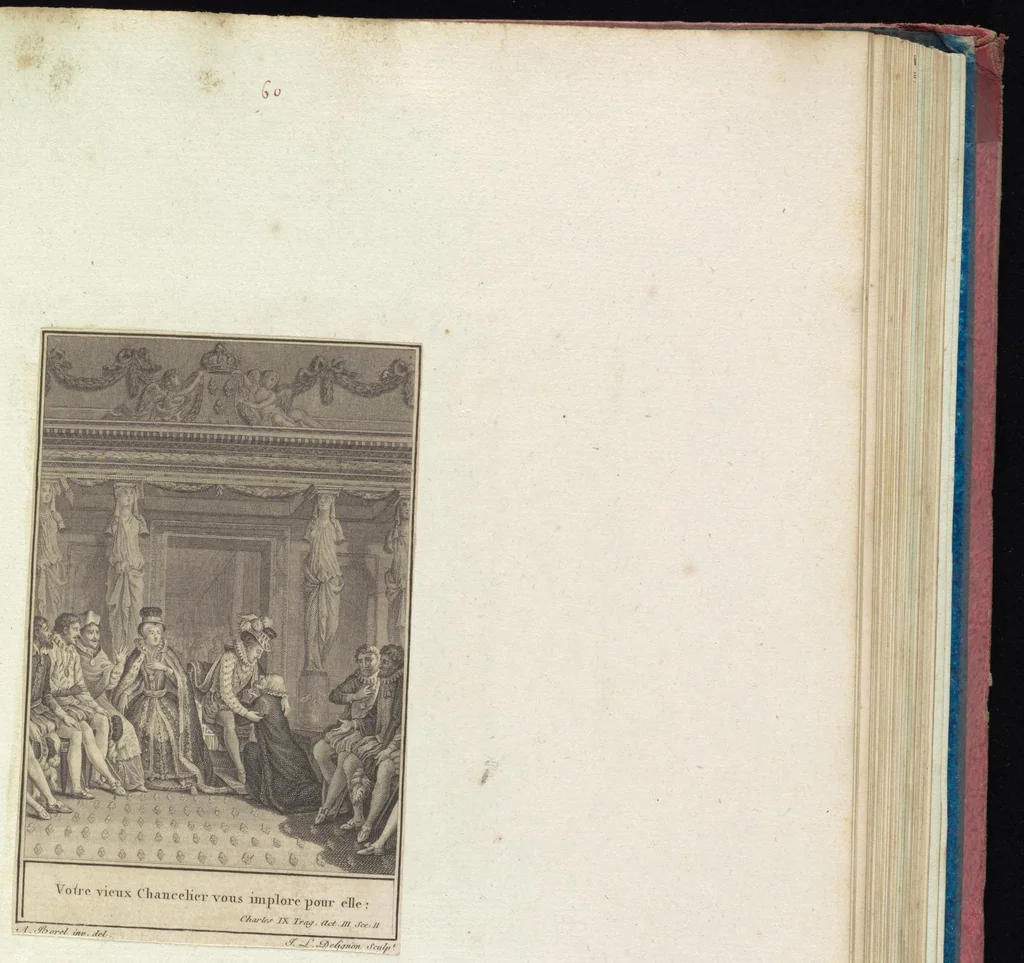 An illustration from Monumens de l'histoire de France, en estampes et dessins .., 1783, leaf 156