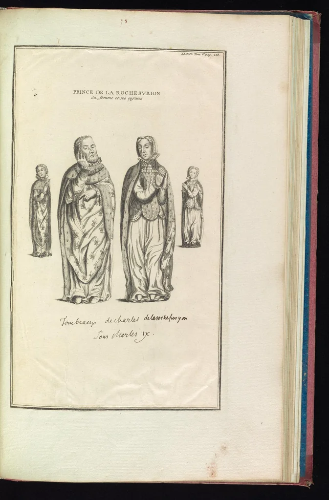An illustration from Monumens de l'histoire de France, en estampes et dessins .., 1783, leaf 192