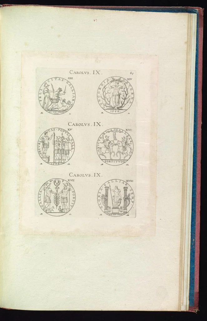 An illustration from Monumens de l'histoire de France, en estampes et dessins .., 1783, leaf 210