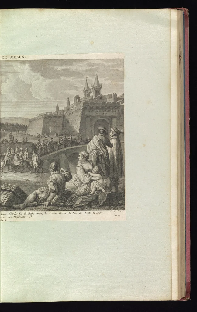 An illustration from Monumens de l'histoire de France, en estampes et dessins .., 1783, leaf 44